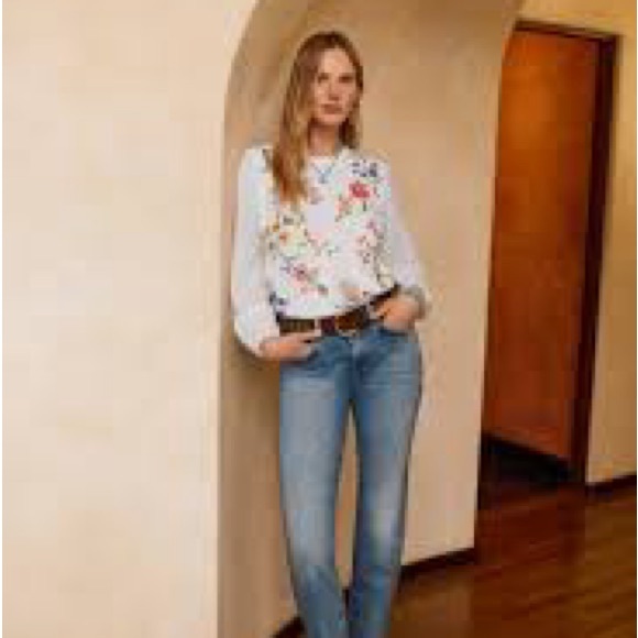 NWT Johnny Was MIXED MEDIA LONG SLEEVE TEE - SOPHIE PM - Picture 1 of 7